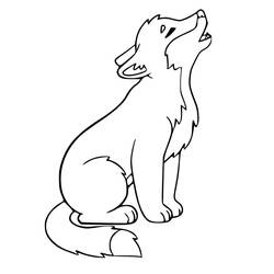 Wolf (Animals) coloring page #175263 to print and color