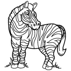Coloring page: Zebra (Animals) #12941 - Free Printable Coloring Pages