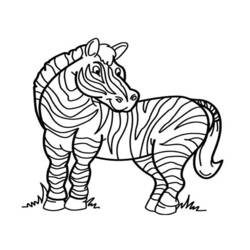 Coloring page: Zebra (Animals) #12945 - Free Printable Coloring Pages