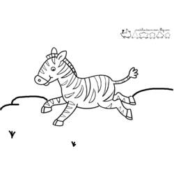 Coloring page: Zebra (Animals) #12959 - Free Printable Coloring Pages