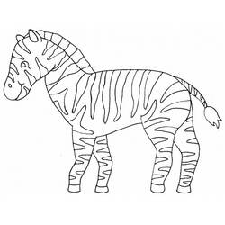 Coloring page: Zebra (Animals) #12988 - Free Printable Coloring Pages