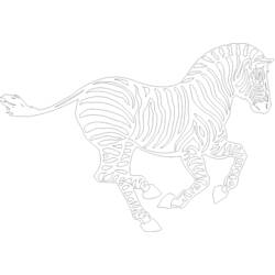 Coloring page: Zebra (Animals) #13000 - Free Printable Coloring Pages
