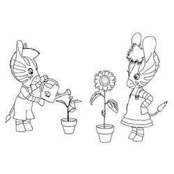 Coloring page: Zebra (Animals) #13002 - Free Printable Coloring Pages