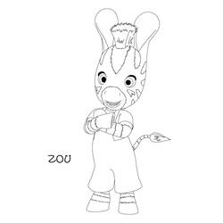 Coloring page: Zebra (Animals) #13011 - Free Printable Coloring Pages
