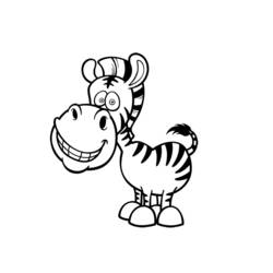 Coloring page: Zebra (Animals) #13026 - Free Printable Coloring Pages