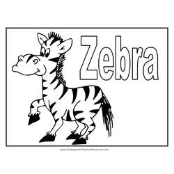 Coloring page: Zebra (Animals) #13031 - Free Printable Coloring Pages