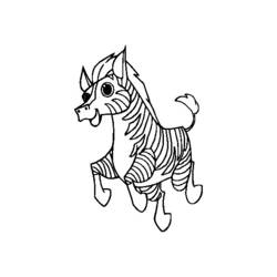 Coloring page: Zebra (Animals) #13044 - Free Printable Coloring Pages