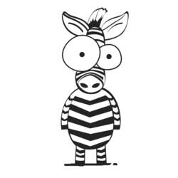 Coloring page: Zebra (Animals) #13089 - Free Printable Coloring Pages