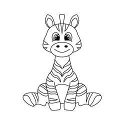 Zebra (Animals) coloring page #197141 to print and color