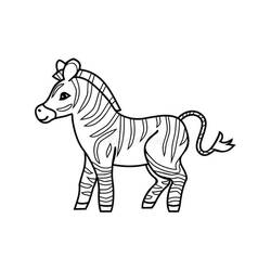 Zebra (Animals) coloring page #197150 to print and color