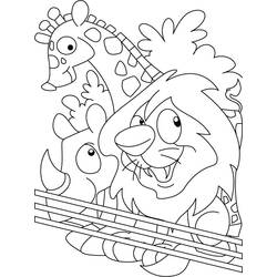 Coloring page: Zoo (Animals) #12649 - Free Printable Coloring Pages