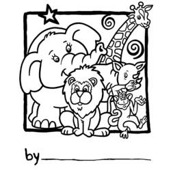 Coloring pages: Zoo - Printable Coloring Pages