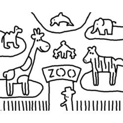 Coloring page: Zoo (Animals) #12734 - Printable coloring pages