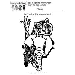 Coloring page: Zoo (Animals) #12772 - Free Printable Coloring Pages