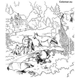 Coloring page: Zoo (Animals) #12848 - Printable coloring pages