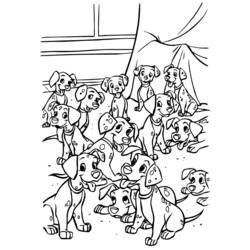 Coloring page: 101 Dalmatians (Animation Movies) #129164 - Free Printable Coloring Pages