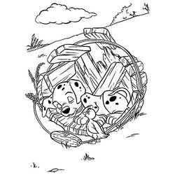 Coloring page: 101 Dalmatians (Animation Movies) #129179 - Free Printable Coloring Pages