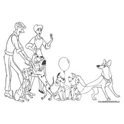 Coloring page: 101 Dalmatians (Animation Movies) #129192 - Free Printable Coloring Pages