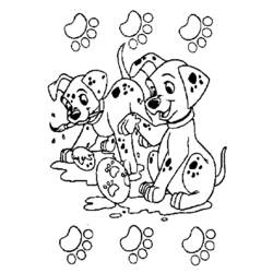 Coloring page: 101 Dalmatians (Animation Movies) #129197 - Printable coloring pages