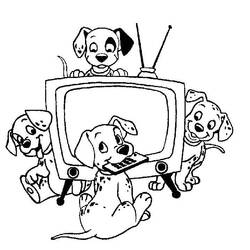 Coloring page: 101 Dalmatians (Animation Movies) #129208 - Free Printable Coloring Pages