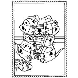 Coloring page: 101 Dalmatians (Animation Movies) #129209 - Free Printable Coloring Pages