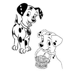 Coloring page: 101 Dalmatians (Animation Movies) #129219 - Printable coloring pages
