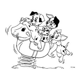Coloring page: 101 Dalmatians (Animation Movies) #129220 - Free Printable Coloring Pages