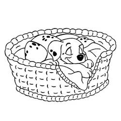 Coloring page: 101 Dalmatians (Animation Movies) #129224 - Printable coloring pages
