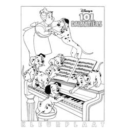 Coloring page: 101 Dalmatians (Animation Movies) #129227 - Free Printable Coloring Pages