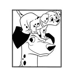 Coloring page: 101 Dalmatians (Animation Movies) #129240 - Free Printable Coloring Pages