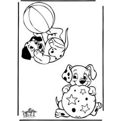 Coloring page: 101 Dalmatians (Animation Movies) #129257 - Free Printable Coloring Pages