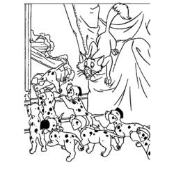 Coloring page: 101 Dalmatians (Animation Movies) #129275 - Free Printable Coloring Pages