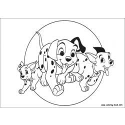 Coloring page: 101 Dalmatians (Animation Movies) #129292 - Free Printable Coloring Pages