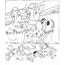 Coloring page: 101 Dalmatians (Animation Movies) #129296 - Free Printable Coloring Pages