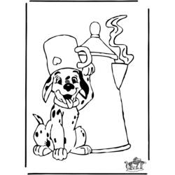 Coloring page: 101 Dalmatians (Animation Movies) #129307 - Free Printable Coloring Pages