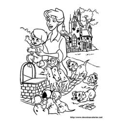 Coloring page: 101 Dalmatians (Animation Movies) #129331 - Free Printable Coloring Pages