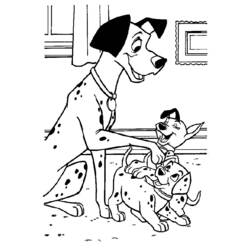 Coloring page: 101 Dalmatians (Animation Movies) #129338 - Free Printable Coloring Pages