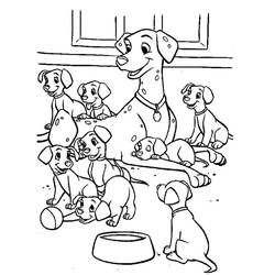 Coloring page: 101 Dalmatians (Animation Movies) #129383 - Printable coloring pages