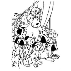 Coloring page: 101 Dalmatians (Animation Movies) #129384 - Free Printable Coloring Pages