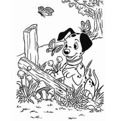 Coloring page: 101 Dalmatians (Animation Movies) #129385 - Free Printable Coloring Pages