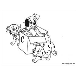 Coloring page: 101 Dalmatians (Animation Movies) #129387 - Printable coloring pages