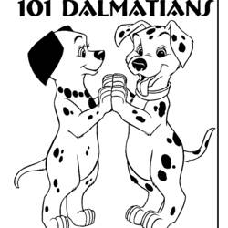Coloring page: 101 Dalmatians (Animation Movies) #129415 - Free Printable Coloring Pages