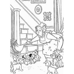 Coloring page: 101 Dalmatians (Animation Movies) #129416 - Free Printable Coloring Pages