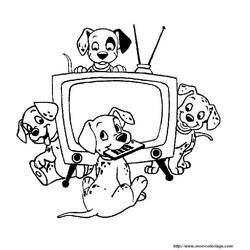 Coloring page: 101 Dalmatians (Animation Movies) #129419 - Free Printable Coloring Pages