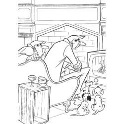 Coloring page: 101 Dalmatians (Animation Movies) #129421 - Free Printable Coloring Pages
