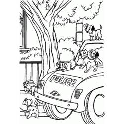 Coloring page: 101 Dalmatians (Animation Movies) #129436 - Free Printable Coloring Pages