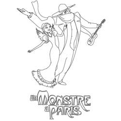 A Monster in Paris (Animation Movies) coloring page #194989 to print and color