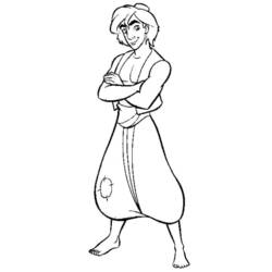 Coloring page: Aladdin (Animation Movies) #127589 - Free Printable Coloring Pages