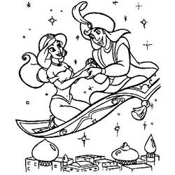 Coloring page: Aladdin (Animation Movies) #127590 - Printable coloring pages