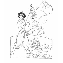 Coloring page: Aladdin (Animation Movies) #127591 - Free Printable Coloring Pages